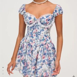 Audrey floral mini dress